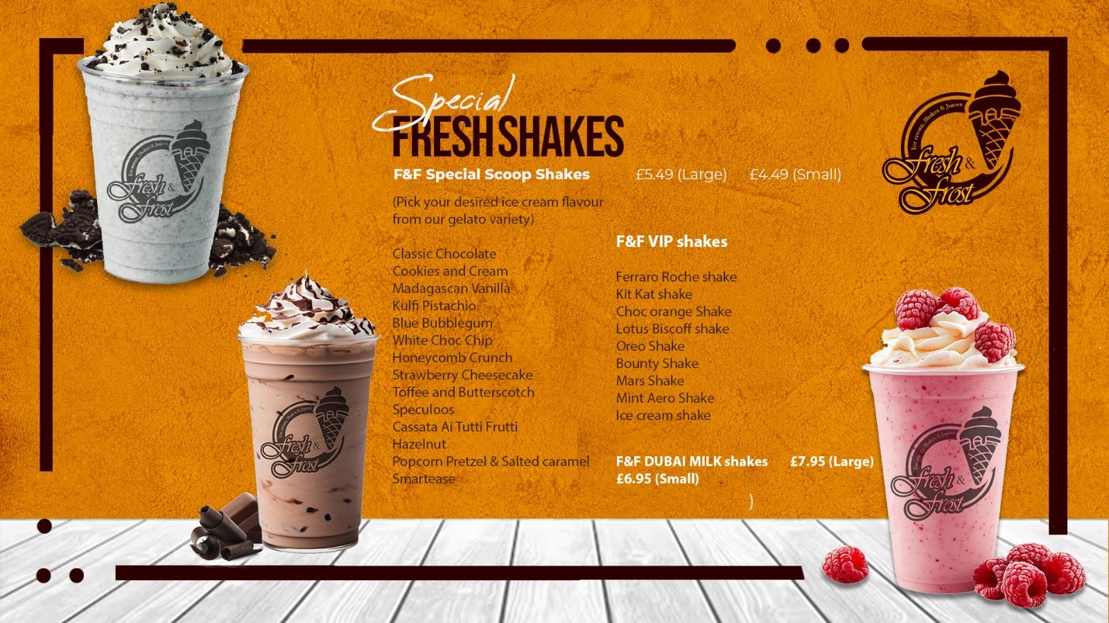 Fresh & Frost — Tea Menu — Menu Design by Norvanta Studio